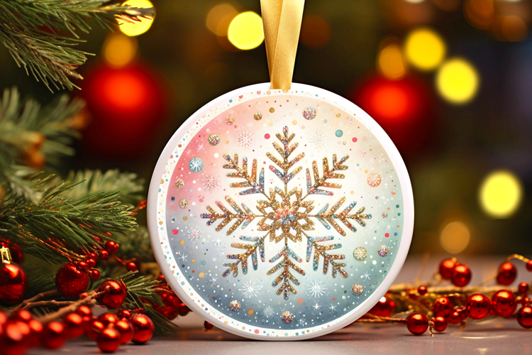 Round Christmass Ornament PNG