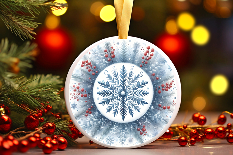 Round Christmass Ornament PNG