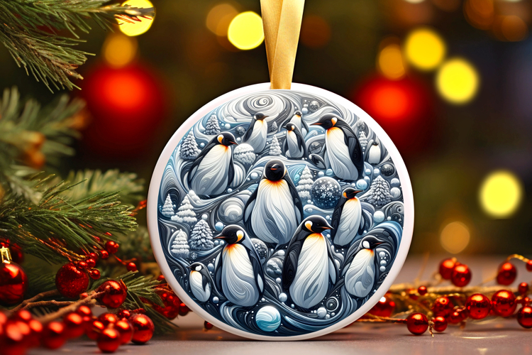 Round Christmass Ornament PNG