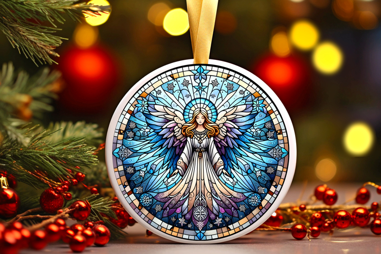 Round Christmass Ornament PNG