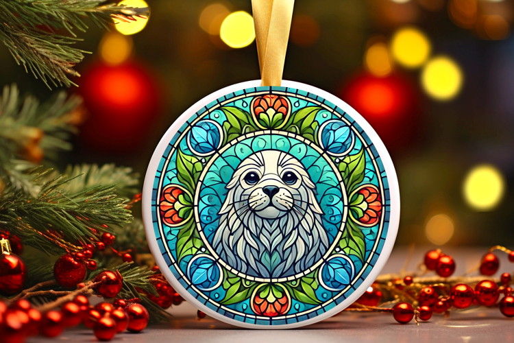 Round Christmass Ornament PNG