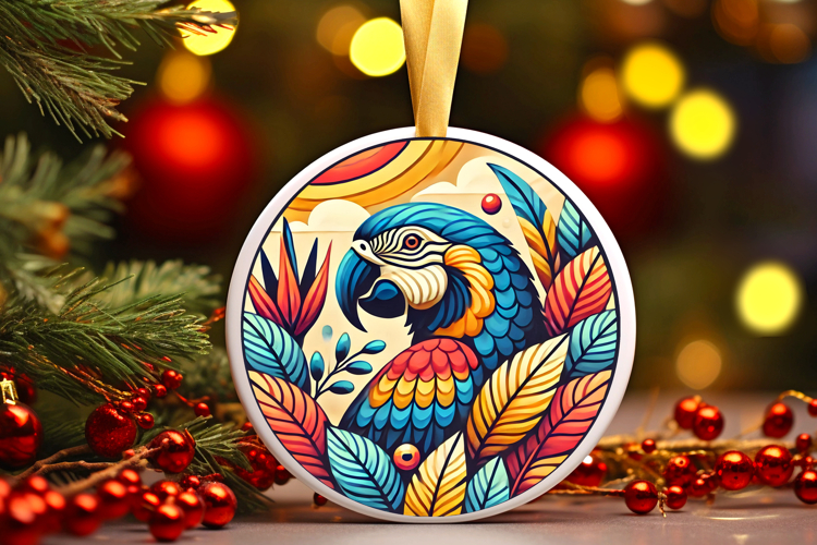 Round Christmass Ornament PNG