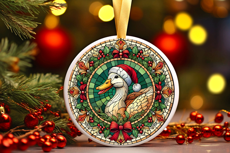 Round Christmass Ornament PNG