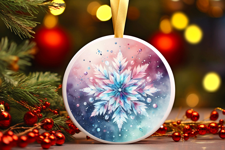 Round Christmass Ornament PNG