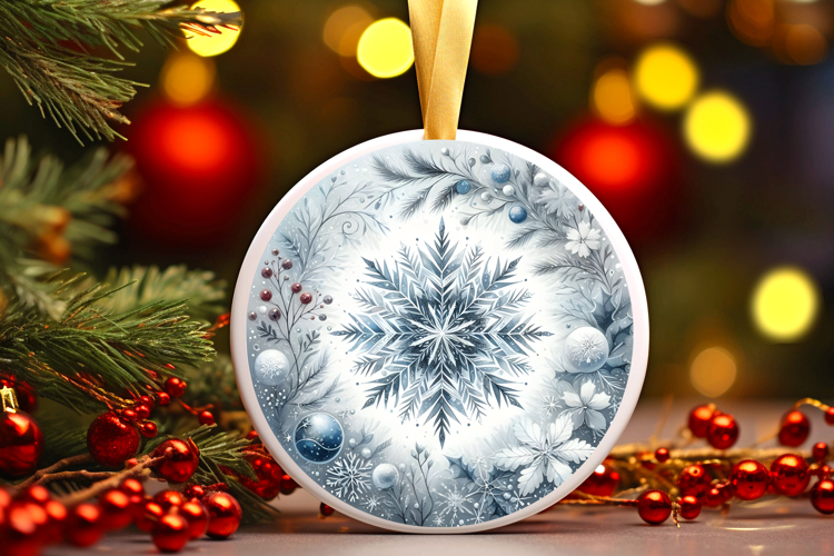 Round Christmass Ornament PNG
