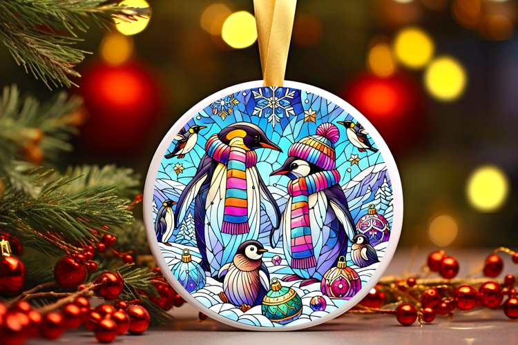 Round Christmass Ornament PNG