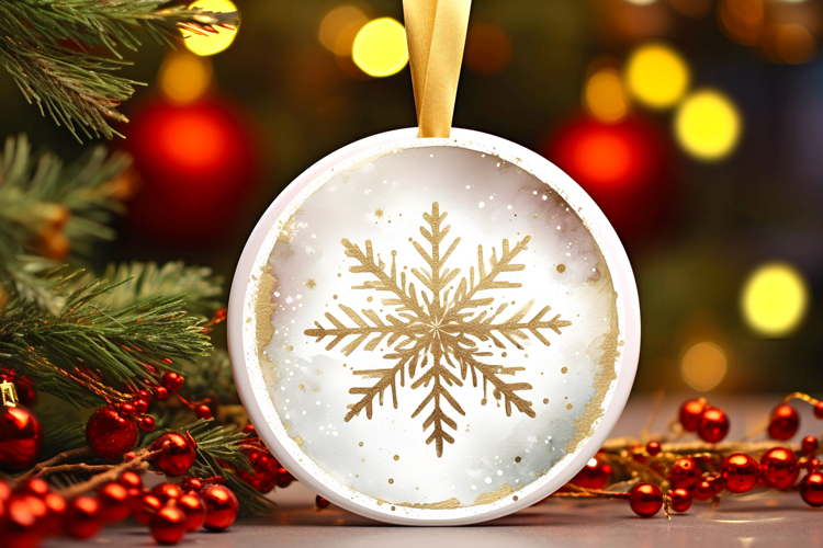 Round Christmass Ornament PNG