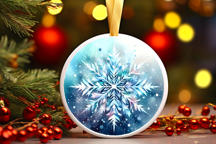 Round Christmass Ornament PNG