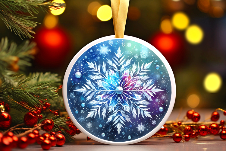Round Christmass Ornament PNG