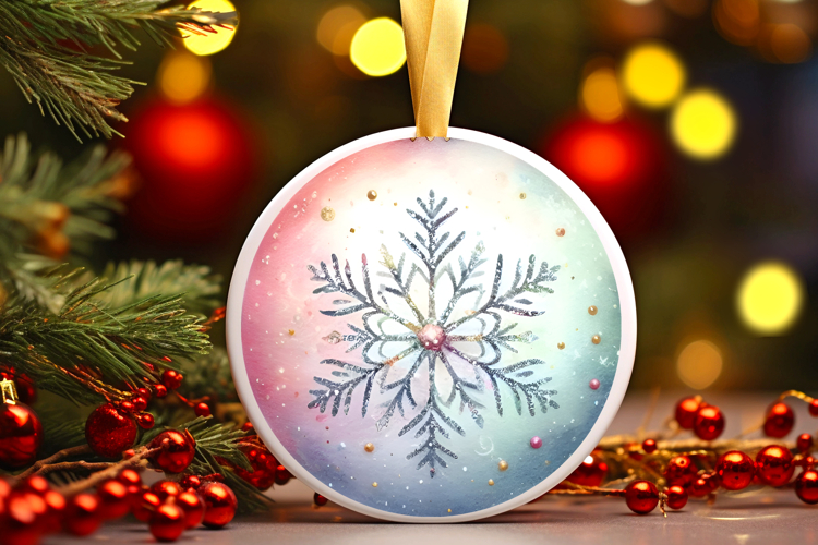 Round Christmass Ornament PNG