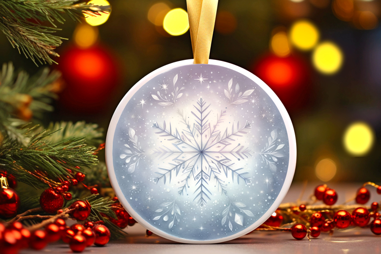 Round Christmass Ornament PNG
