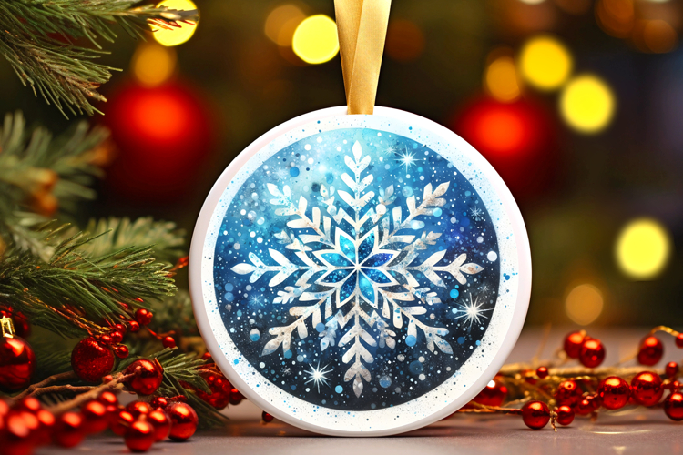 Round Christmass Ornament PNG