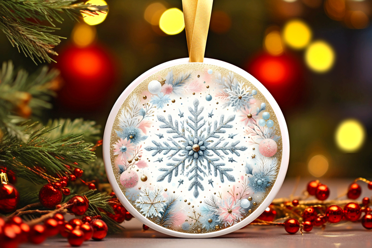 Round Christmass Ornament PNG