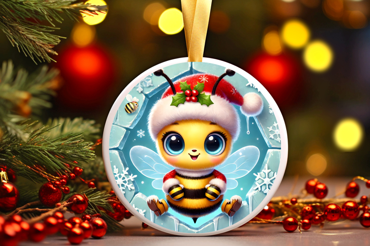 Round Christmass Ornament PNG