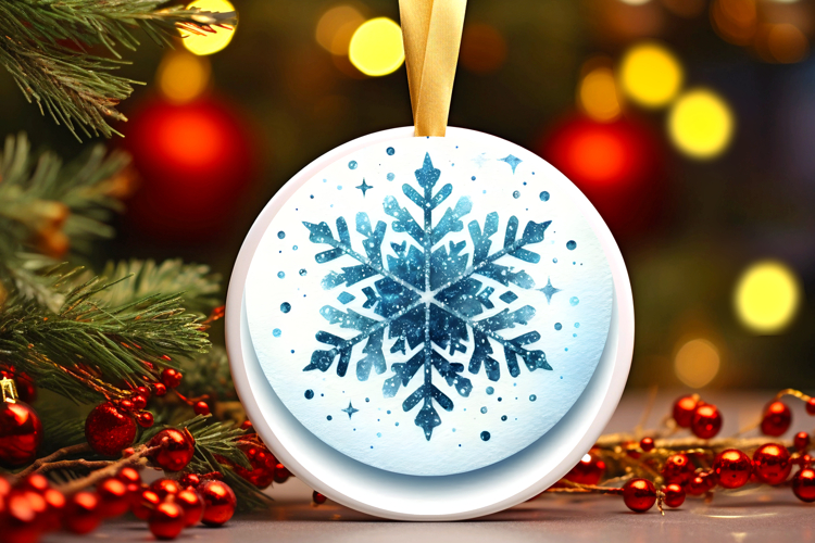 Round Christmass Ornament PNG