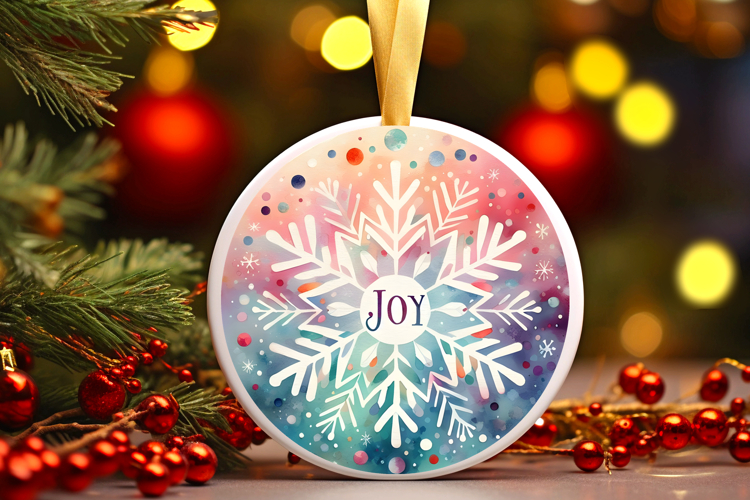 Round Christmass Ornament PNG