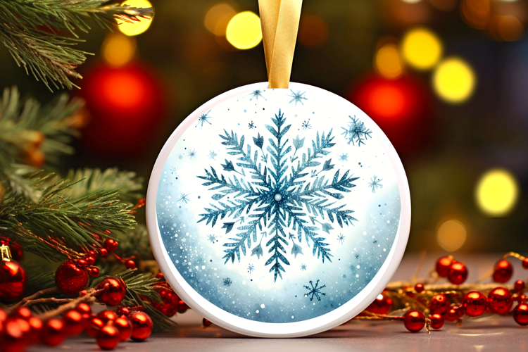 Round Christmass Ornament PNG