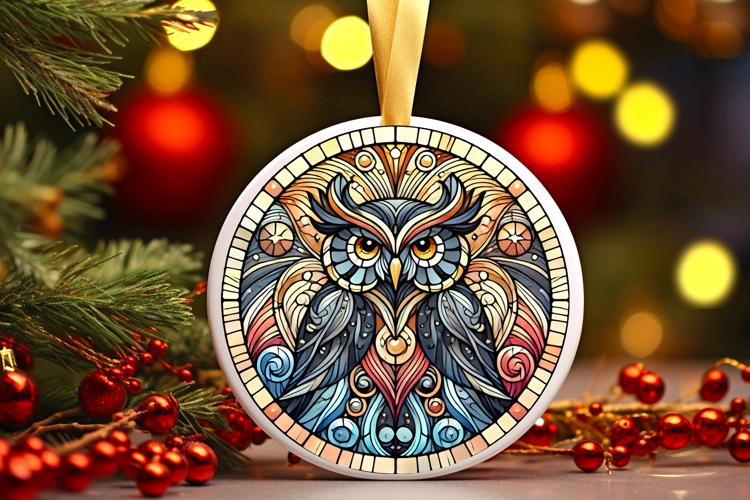 Round Christmass Ornament PNG