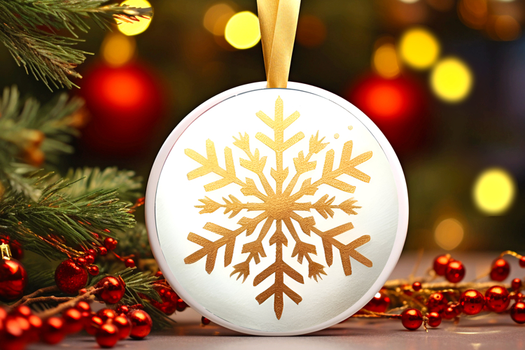 Round Christmass Ornament PNG