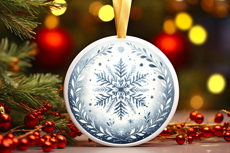 Round Christmass Ornament PNG