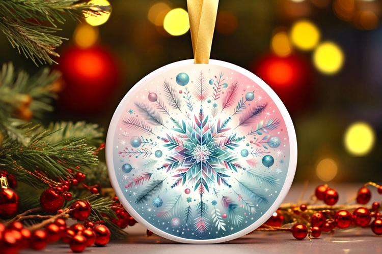 Round Christmass Ornament PNG