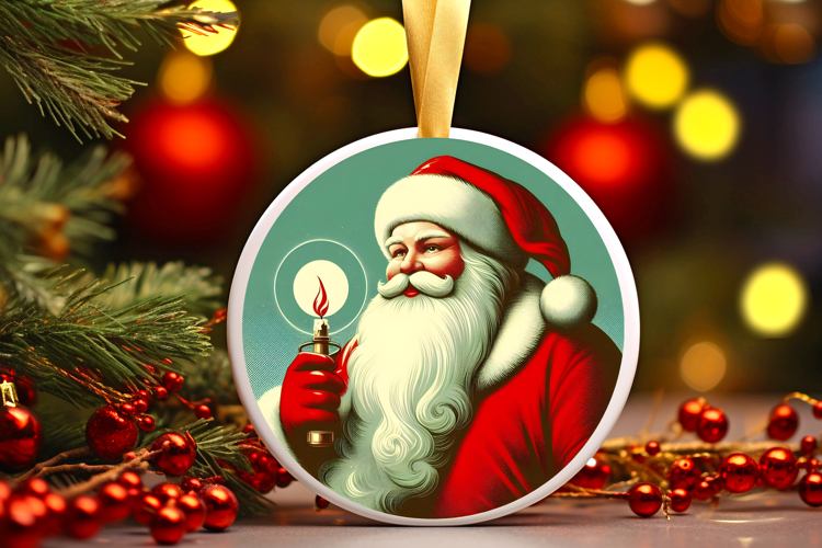 Round Christmass Ornament PNG