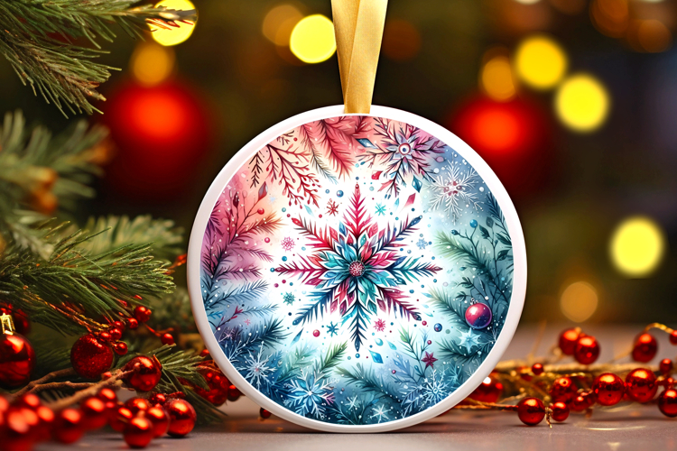 Round Christmass Ornament PNG