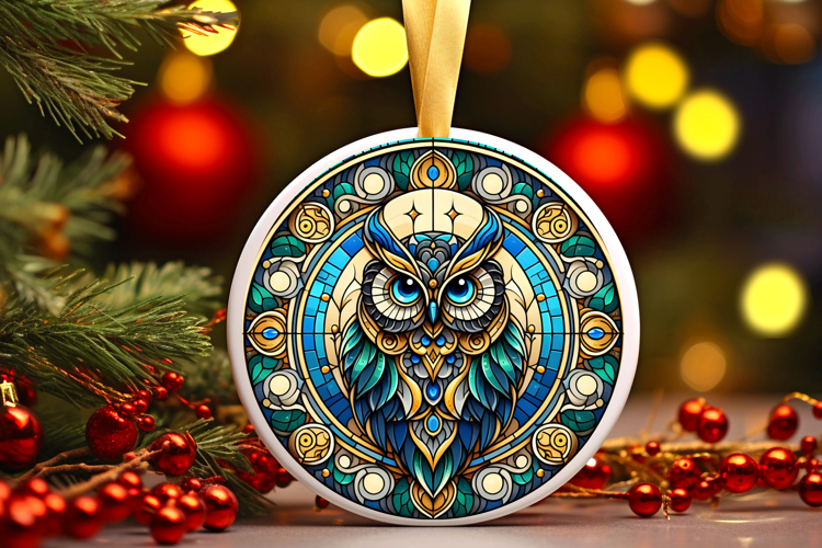 Round Christmass Ornament PNG
