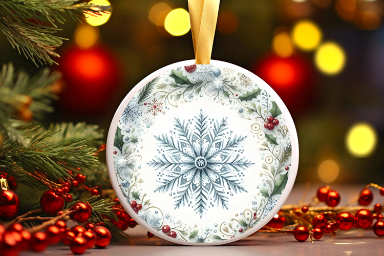 Round Christmass Ornament PNG