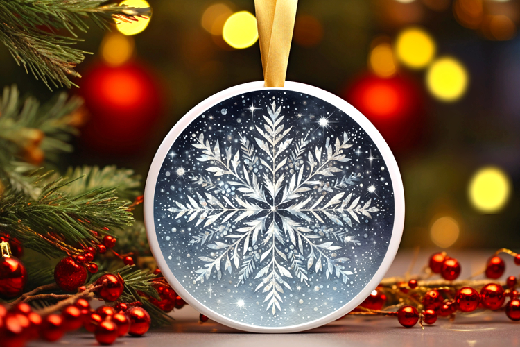 Round Christmass Ornament PNG
