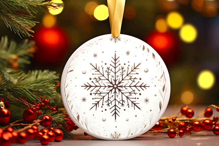 Round Christmass Ornament PNG