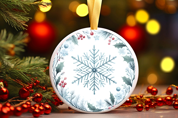 Round Christmass Ornament PNG