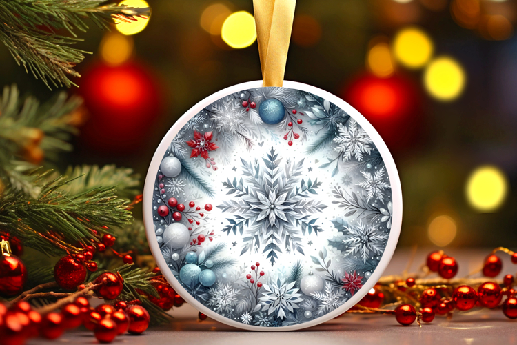 Round Christmass Ornament PNG