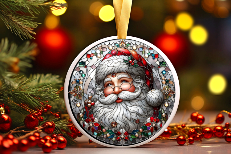 Round Christmass Ornament PNG