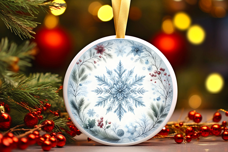 Round Christmass Ornament PNG