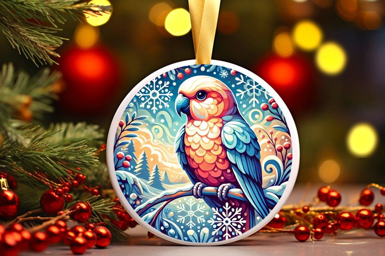 Round Christmass Ornament PNG