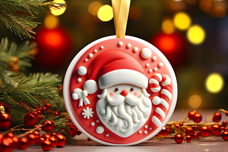 Round Christmass Ornament PNG