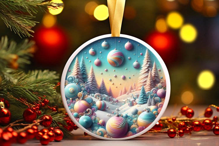 Christmas Ornament Clipart Image 23