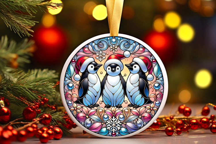 Round Christmass Ornament PNG