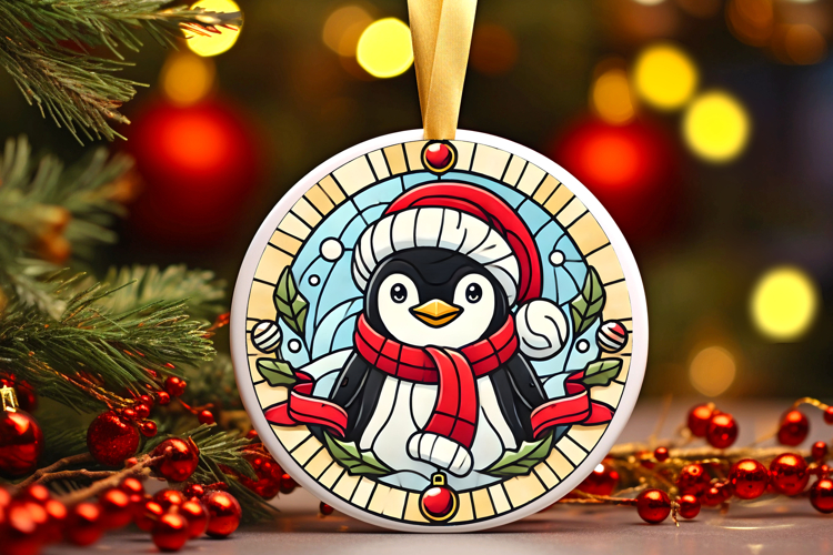 Round Christmass Ornament PNG