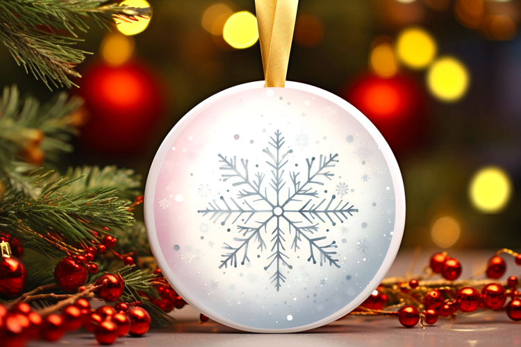 Round Christmass Ornament PNG