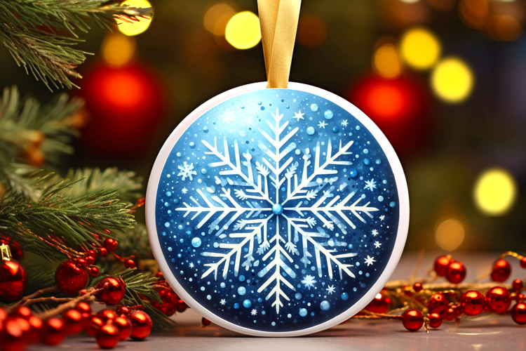 Round Christmass Ornament PNG