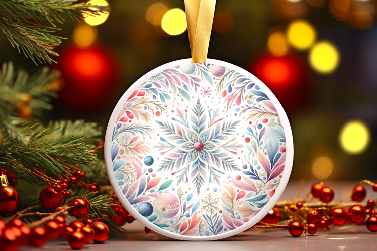 Round Christmass Ornament PNG