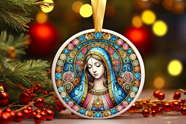 Round Christmass Ornament PNG