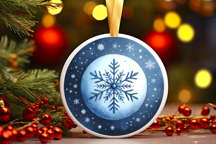 Round Christmass Ornament PNG