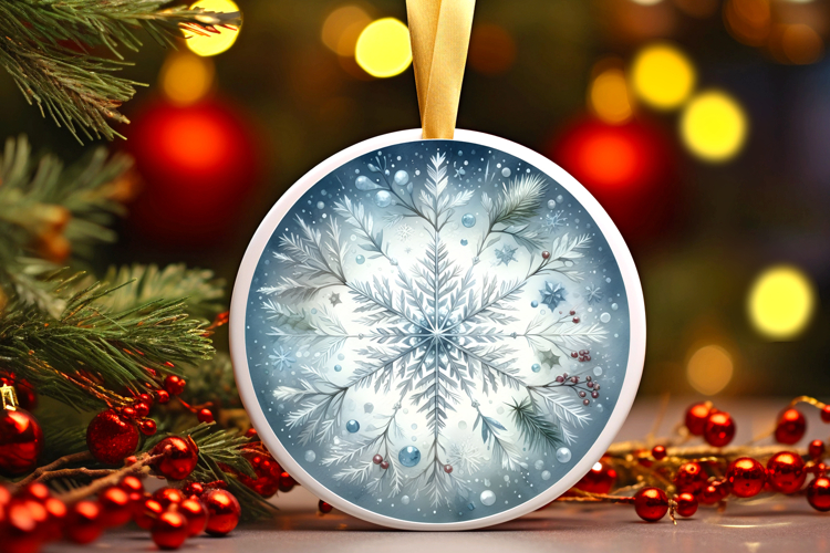 Round Christmass Ornament PNG