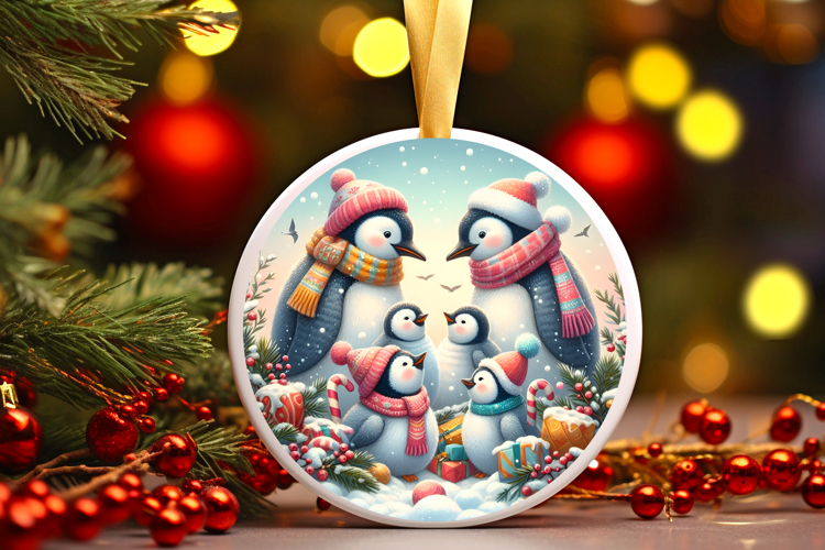 Round Christmass Ornament PNG