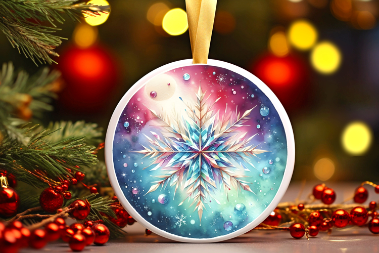 Round Christmass Ornament PNG