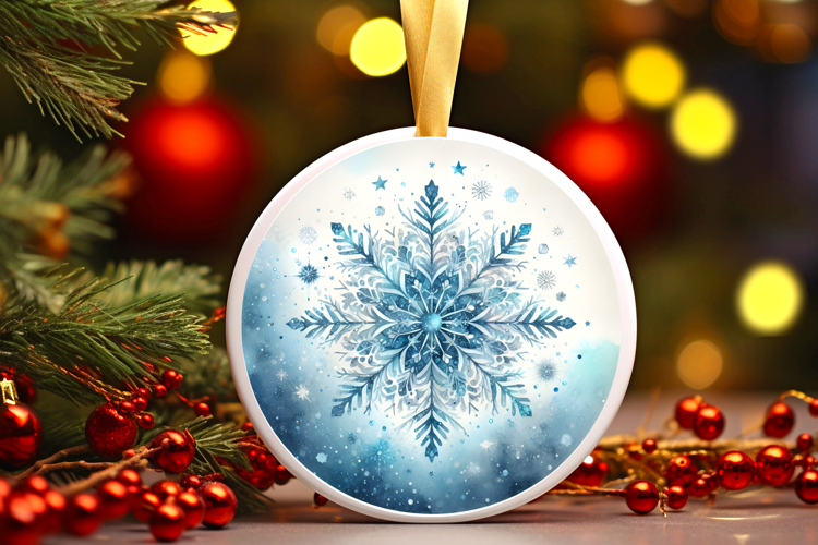 Round Christmass Ornament PNG