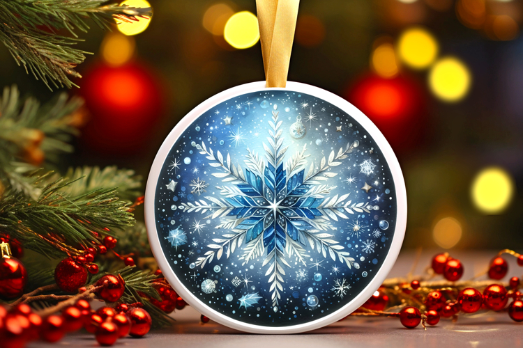 Round Christmass Ornament PNG